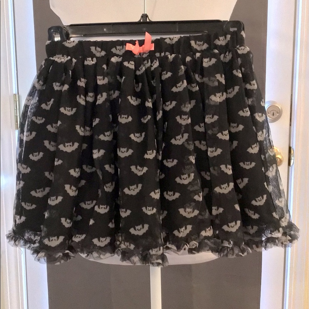 H&M Girl’s Bat pattern Tutu skirt Size 6-7 years
